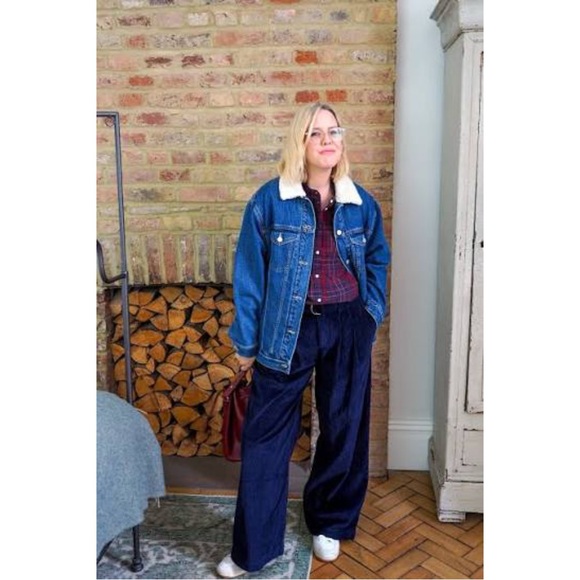 GAP Denim Sherpa Icon Jacket - Picture 4 of 7